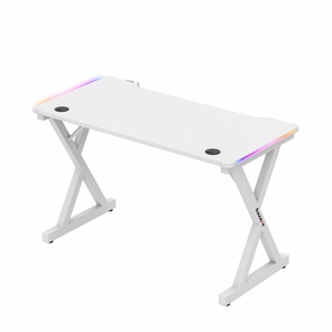 Huzaro Hero 2.3 RGB žaidimų stalas baltos