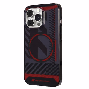 Audi IML sportinis magnetinis dėklas iPhone 13 Pro / 13 6.1" - juodas