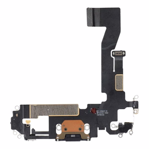 Шлейф зарядки USB для IPHONE 12 Pro чёрный (pulled)