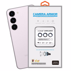 X-ONE Sapphire Camera Armor - for Samsung Galaxy S23/S23 Plus - silver