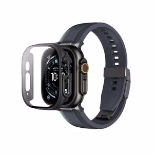 Защитное стекло AmazingThing Radix с чехлом для Apple Watch Ultra 3 49 мм — чёрный