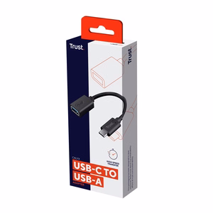 Trust Calyx - USB-C į USB-A adapterio kabelis (juodas)