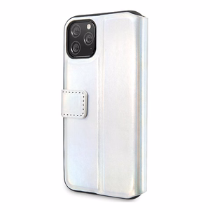 Guess GUFLBKN65BLD iPhone 11 Pro Max серебряный/серебряный книжка Iridescent