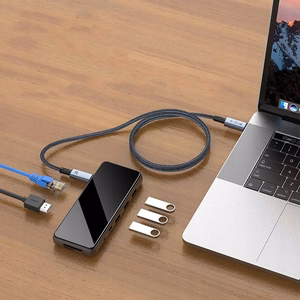 Tech-Protect UltraBoost Max кабель USB-C 4.0 USB-C 4.0 PD 240W 8K 40Gbps 2м - серый