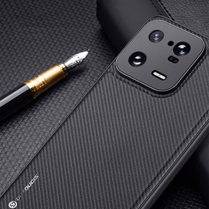 Dux Ducis Fino dėklas Xiaomi 13 Pro su silikoniniu rėmeliu pilkas