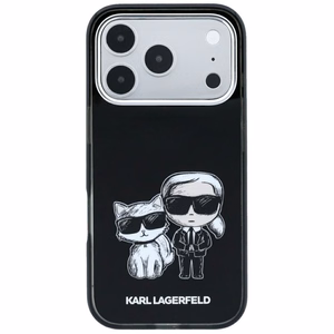 KARL LAGERFELD dėklas, skirtas IPHONE 18 Pro /17 Pro suderinamas su „MagSafe“ (Bodies Sketch) (spalva: juoda)