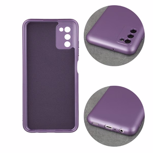 Metalinis dėklas telefonui Samsung Galaxy A25 5G (global) violetinis