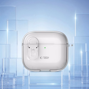 Tech-Protect Slim Hook dėklas AirPods 4 (m) - skaidrus