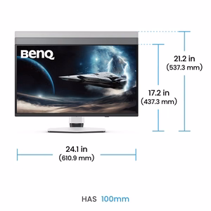 BenQ EX271QZ computer monitor 67.3 cm (26.5") 2560 x 1440 pixels 2K OLED White
