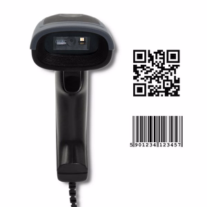 Qoltec 50863 1D ir 2D brūkšninių kodų skaitytuvas | USB