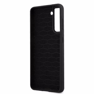 BMW Silikoninis M Kolekcijos dėklas Samsung Galaxy S21+ - juodas