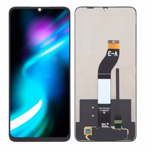 Ekranas Xiaomi Redmi 14C/Redmi A4/Poco C75 su lietimui jautriu stikliuku juodas ORG