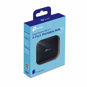 TP-Link UH400 USB 3.2 Gen 1 (3.1 Gen 1) Type-A 5000 Mbit/s чёрный