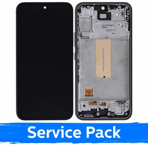 LCD дисплей совместимый с Samsung A546 A54 5G с рамкой графит (Service Pack)
