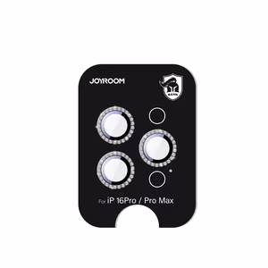 Joyroom JR-MSJ0307 Glass Screen Protector for iPhone 16 Pro/16 Pro Max Lenses - Black
