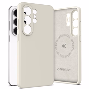 Чехол Tech-Protect Silicone MagSafe для Samsung Galaxy S26 Ultra бежевый