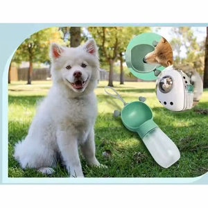 Уличная поилка для собак зеленая