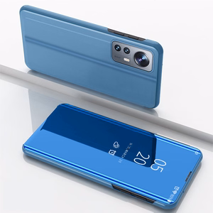 Dėklas telefonui Clear View Xiaomi 12 Lite flip dėklas mėlynas