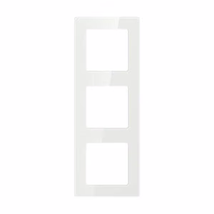 Trigubas rėmelio lizdas Avatto N-TS10-Frame-W3 (baltas)