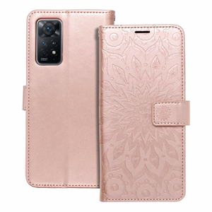 MEZZO Dėklas telefonui XIAOMI Redmi Note 11 Pro / 11 Pro 5G mandala rožinio aukso spalvos