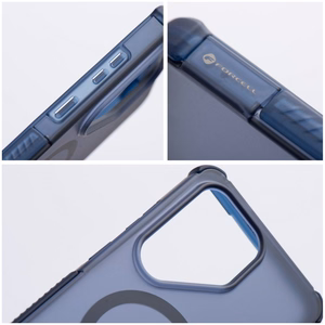 Чехол для Samsung S26 Ultra Forcell F-Protect BumperX Premium совместимый с MagSafe темно-синий