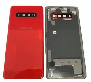 Galinis dangtelis Samsung G975 S10+ Cardinal Red originalus (naudotas, Grade A)