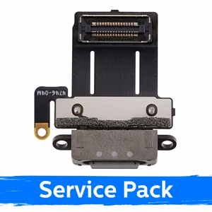 Įkrovimo lizdas skirtas Apple iPad Pro 11 (2024) Gen5 su flex / sidabrinis / (Service Pack)