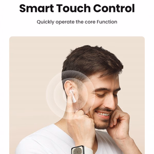 Ugreen HiTune T6 Беспроводные наушники с ANC + кабель USB-A — USB-C — белый