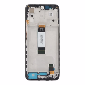 Ekranas Xiaomi Redmi 12 4G / Redmi 12 5G / Poco M6 Pro 5G su lietimui jautriu stikliuku ir rėmeliu juodas OEM