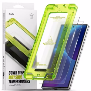Ringke Cover Display Pro grūdintas apsauginis stiklas, skirtas „Samsung Galaxy Z Fold 8 Ultra“, 2 vnt.