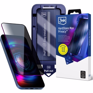 3mk HardGlass Max Privacy 9H grūdintas stiklas su privatumo filtru, skirtas Google Pixel 10A