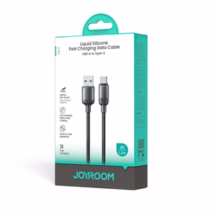 Joyroom S-A62 Lively Series 3A USB-A - USB-C кабель 1.2 m - черный