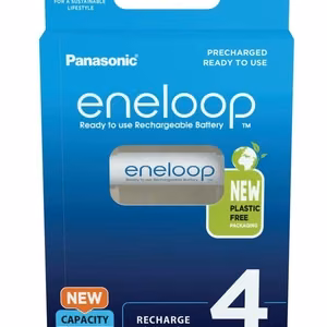 Įkraunamos baterijos PANASONIC ENELOOP AAA 800 mAh 4 vnt. (BK-4MCDE/4CP)