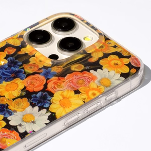 Glow Glam dėklas telefonui Motorola Moto G56 oranžinis
