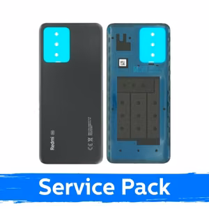 Xiaomi Redmi Note 12 5G galinis dangtelis, onikso pilkos spalvos (Onyx Gray; gamintojo serviso pakuotė)