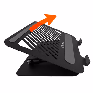 Reguliuojamas, besisukantis, ergonomiškas nešiojamojo kompiuterio stovas 10–17″ LAPTOP STAND ROTO MT2662