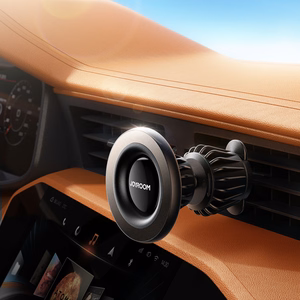 Automobilinis universalus telefono laikiklis Joyroom (JR-ZS406) tvirtinamas ant ventiliacijos grotelių, juodas