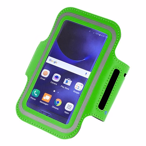 Armbandas SLIM Type 1 dėklas Iphone 13/13Pro/14/14 Pro/15/15Pro/16/16 Pro/Samsung S21/S22/S23/S24 (5,5 colių) žalias