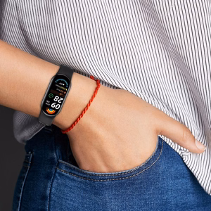 Tech-Protect IconBand Air Strap for Xiaomi Smart Band 8 / 9 / 10 / NFC - Black and Red
