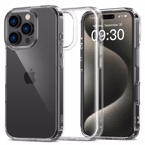 Tech-Protect FlexAir Hybrid dėklas telefonui iPhone 16 Pro Max - skaidrus