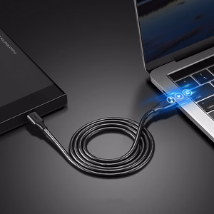 Ugreen US286 кабель USB-C — USB-C PD QC 3A 480Mb/s 2м — чёрный