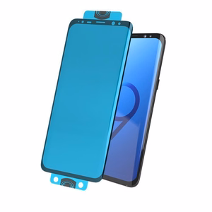3D Edge Nano Flexi Glass Hybrid защитная плёнка с рамкой для Samsung Galaxy S21+ 5G (S21 Plus 5G) чёрный