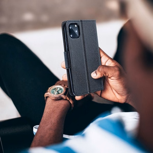 FANCY Dėklas telefonui IPHONE 5/5S/5SE juodas