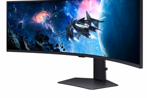 Samsung G95C kompiuterio monitorius 124,5 cm (49") 5120 x 1440 pikseliai Dual QHD LED Juoda