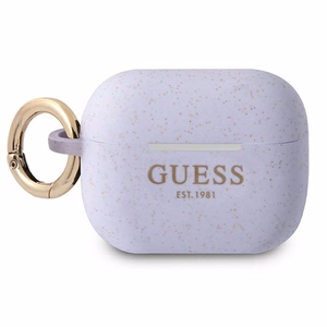 Guess GUAPSGGEU чехол AirPods Pro фиолетовый/фиолетовый Silicone Glitter