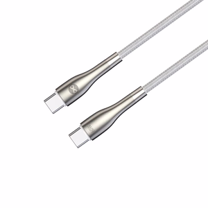 Forever Sleek кабель USB-C - USB-C 1,0 m 60W белый