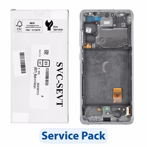 ServicePack LCD дисплей SAMSUNG S20 FE 4G/5G G780F/G781F GH82-31329B белый
