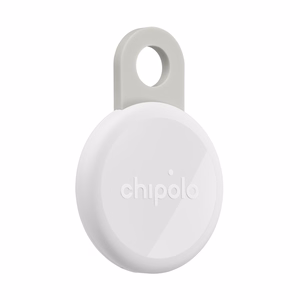 Chipolo LOOP – įkraunamas Bluetooth sekiklis su silikoniniu kilpeliu iOS & Android, Chalk