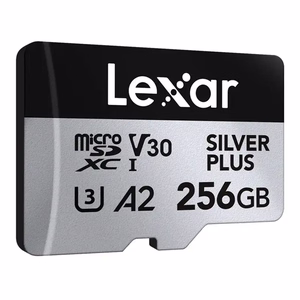 Karta pamięci Lexar High-Performance Silver Plus microSDXC 256GB + adapter
