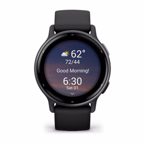 Išmanusis laikrodis Garmin Vivoactive 5 juodas/pilkas 010-02862-10